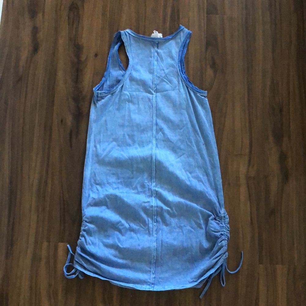 Blue Racerback Dress - Picture 3 of 4